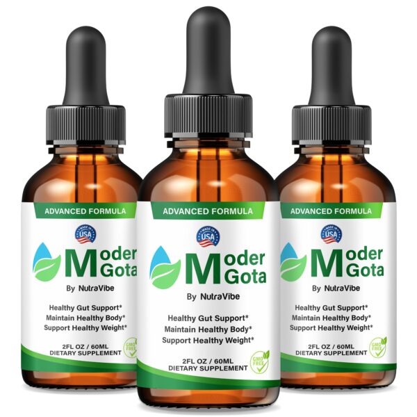 Frente de Moder Gota líquido envase