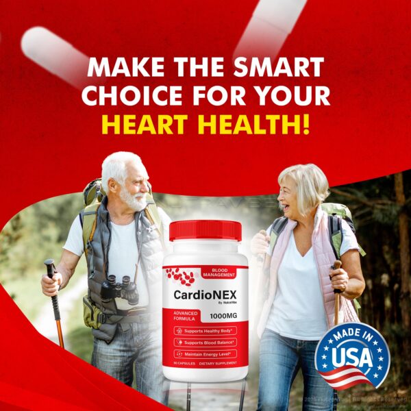 Cápsulas CardioNEX naturales para bienestar y energía estable