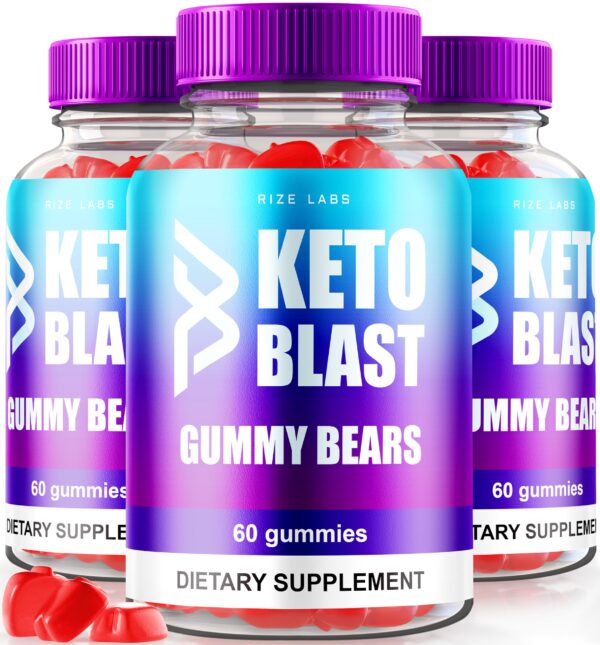 rize labs paquete 3 gomitas Keto Blast ACV para adelgazar