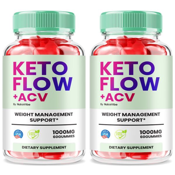 Paquete de gomitas Keto Flow ACV para apoyo corporal y bienestar