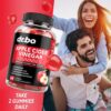 Gomitas ACV con máximo 1000mg vinagre manzana para dieta saludable