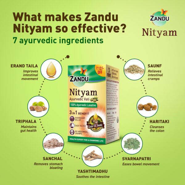 Zandu Nityam suplemento para detox y energía