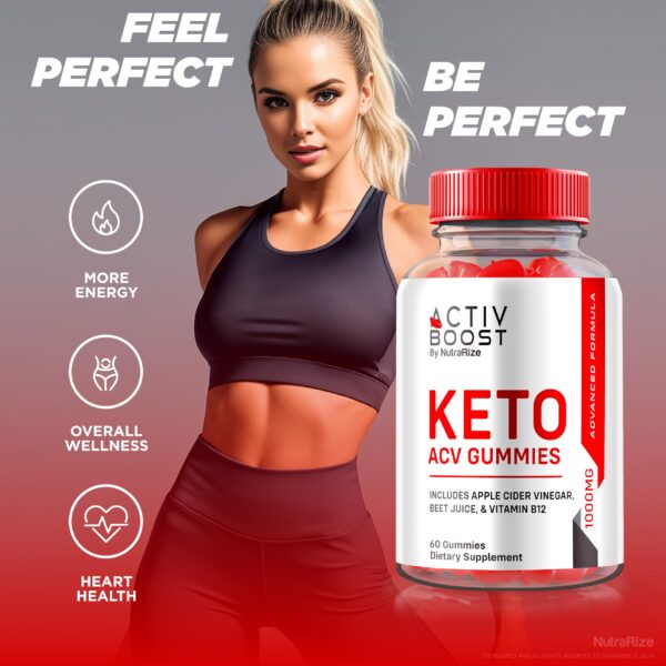 Gomitas Activ Boost Keto ACV combinación para apoyo cetogénico