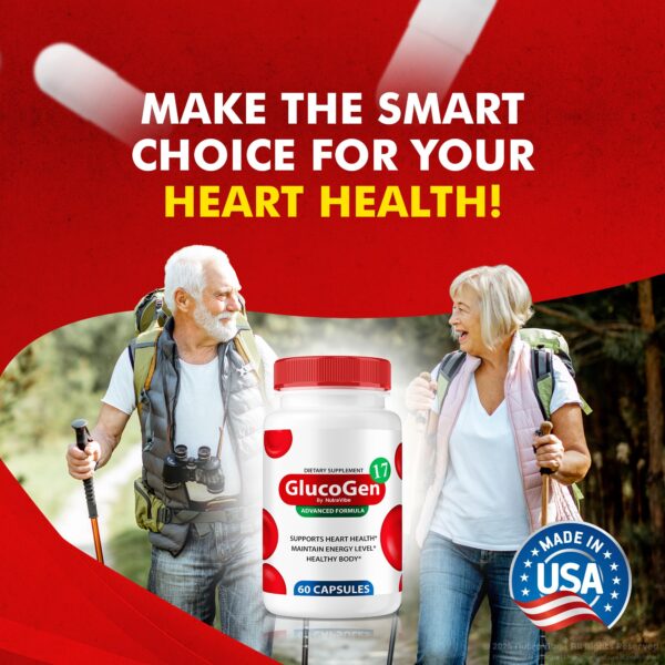 Producto GlucoGen17 para mantener energía y circulación saludable