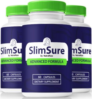 Version 1.0.0 Paquete de pastillas para pérdida de peso Slim Sure 180 cápsulas