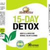Paquete verde cápsulas detox Rise-N-Shine 15 días