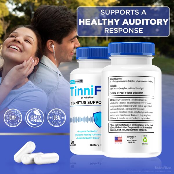 Fórmula natural cápsulas Tinnifix salud auditiva