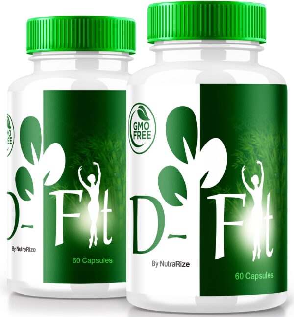 Paquete 2 D-Fit cápsulas naturales soporte keto NutraRize