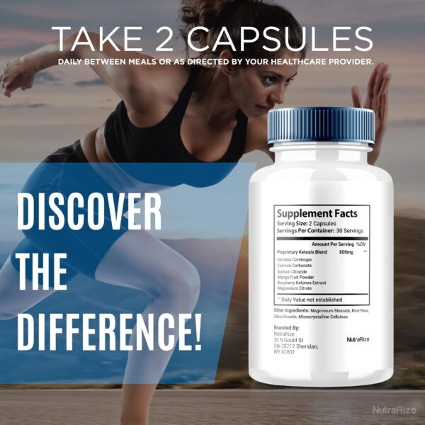 Cápsulas Keto Bliss apoyo para energía y metabolismo saludable