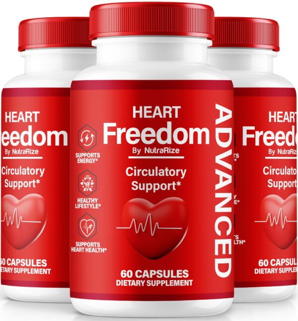 Version 1.0.0 Paquete cápsulas Heart Freedom NutraRize para salud cardiovascular