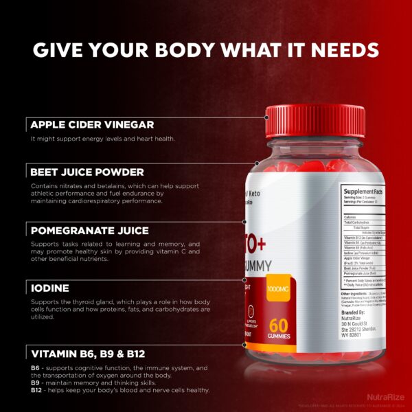 Gomitas USlim V Keto ACV para dieta cetogénica y pérdida peso