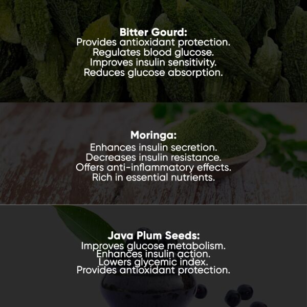 Imagen lado cápsulas HERBOGANIC melón amargo y moringa
