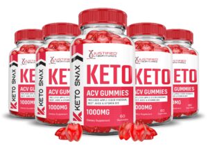 Keto Snax Keto ACV Gummies paquete 5 con vinagre de manzana