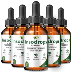 Etiqueta de Insodrops gotas líquidas