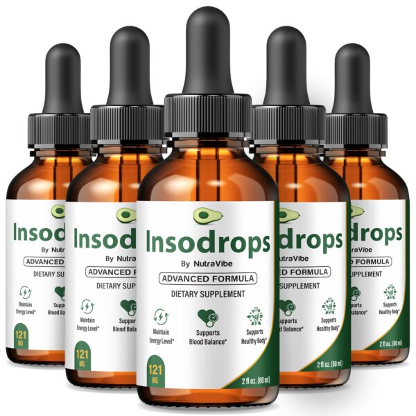 Etiqueta de Insodrops gotas líquidas