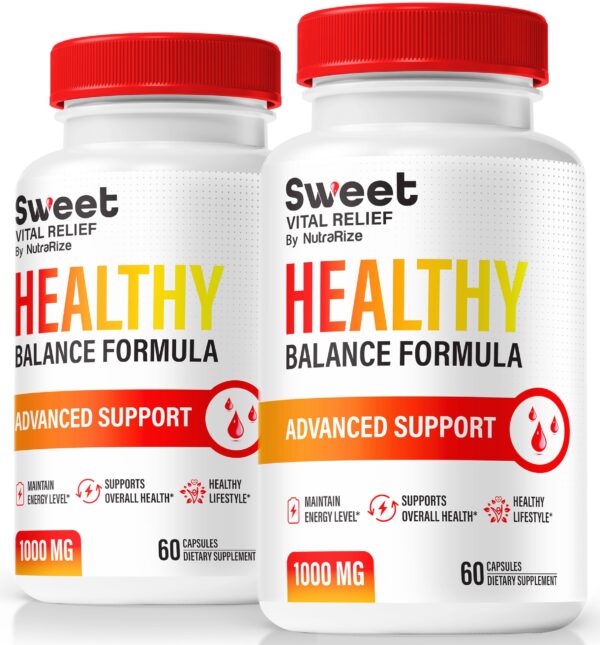 Sweet Vital Relief cápsulas naturales paquete frontal