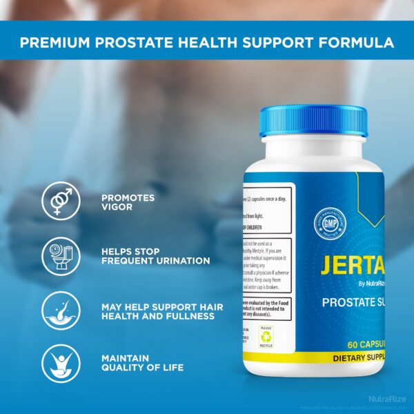 NutraRize Jertaris suplemento completo para salud prostática