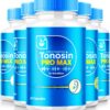 Cápsulas Tonosin Pro Max para salud auditiva NutraRize paquete 5x60