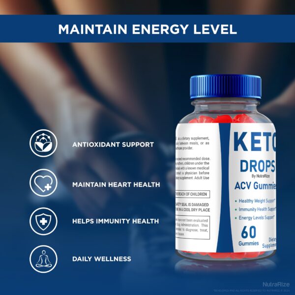 Gomitas Keto Drops para apoyo cetogénico diario