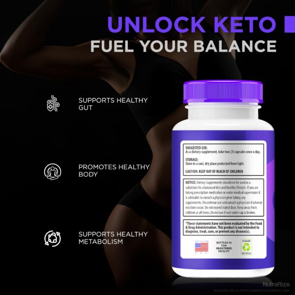 Cápsulas Rapid Results Keto soporte para dieta cetogénica