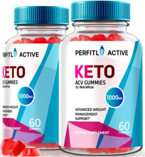 Paquete 2 Perfitly Active Gummies gomitas keto vinagre manzana