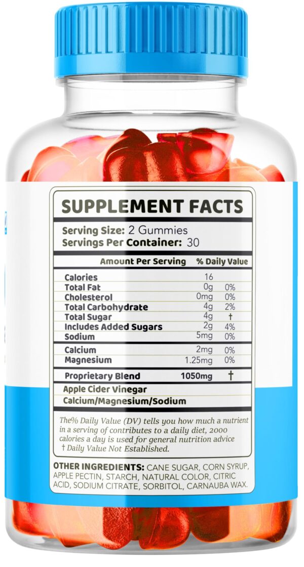 suplemento gomitas keto nature con vinagre de manzana