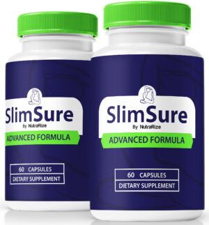 Paquete de 2 cajas de pastillas Slim Sure para pérdida de peso