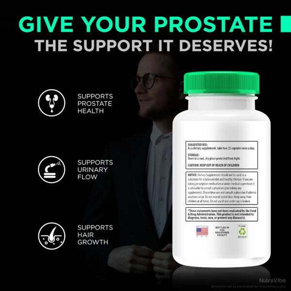 NutraVibe UrolPrime cápsulas para salud masculina óptima