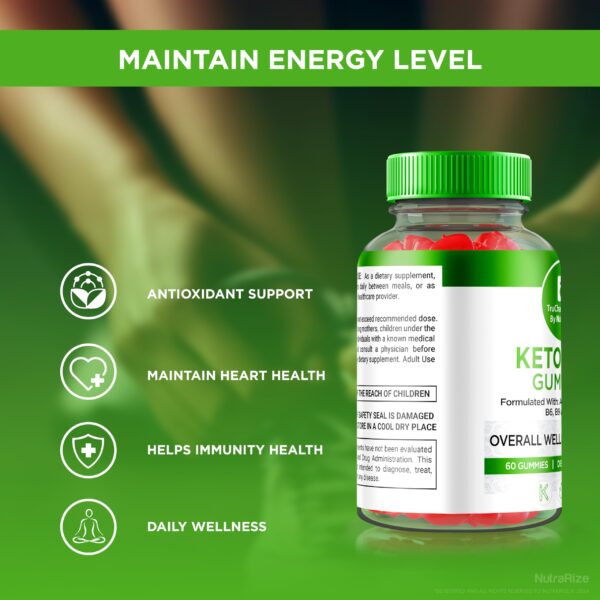 gomitas trucharge keto acv para control de apetito y energía