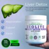 Detox natural zeolita polvo para mejorar absorción de nutrientes