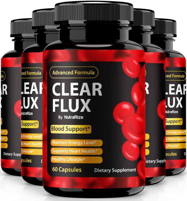 Paquete de cápsulas Clear Flux para salud y circulación