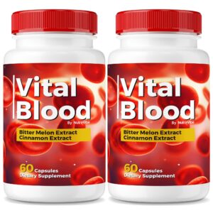 Vital Blood Pills de NutraVibe paquete de 2