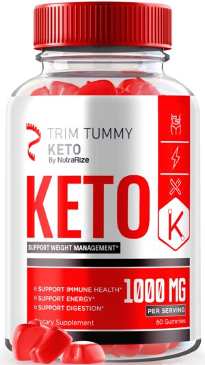 NutraRize Trim Tummy Keto gomitas para pérdida de peso paquete