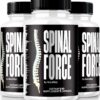 Frasco cápsulas Spinal Force NutraRize para espalda y articulaciones