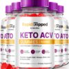 Rapid Ripped Keto gomitas con vinagre de sidra sabor manzana