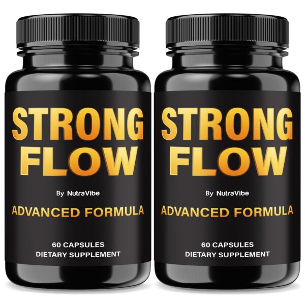 Version 1.0.0 Caja de NutraVibe Strong Flow para hombres