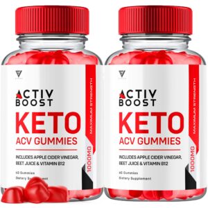 Activ Boost Keto ACV gomitas por paquete doble 120 piezas