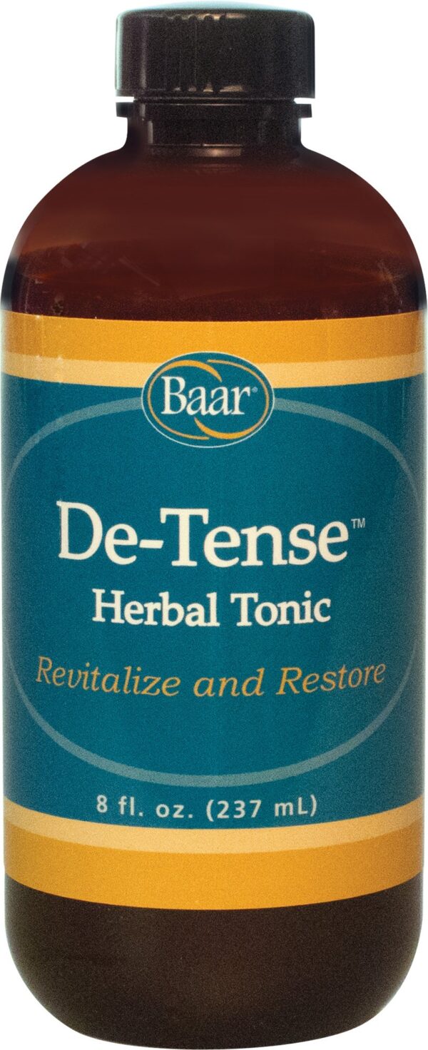 Baar tónico herbal De-tense botella frontal