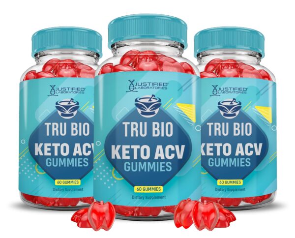 Paquete 3 Tru Bio Keto ACV Gomitas 1000mg