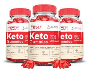 Paquete 3 gomas Truly Keto ACV con vitamina B12 y jugo de betabel