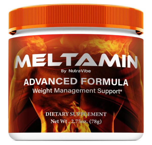 NutraVibe Meltamin fórmula en polvo para energía y fitness