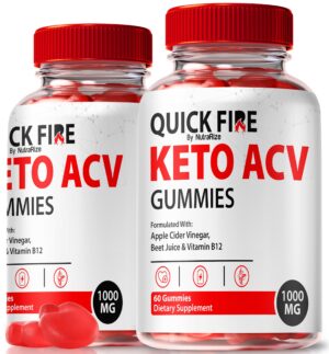 Paquete doble gomitas Quick Fire Keto ACV 120 unidades