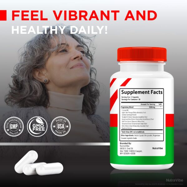 Cápsulas para circulación y energía NutraVibe Procard Max