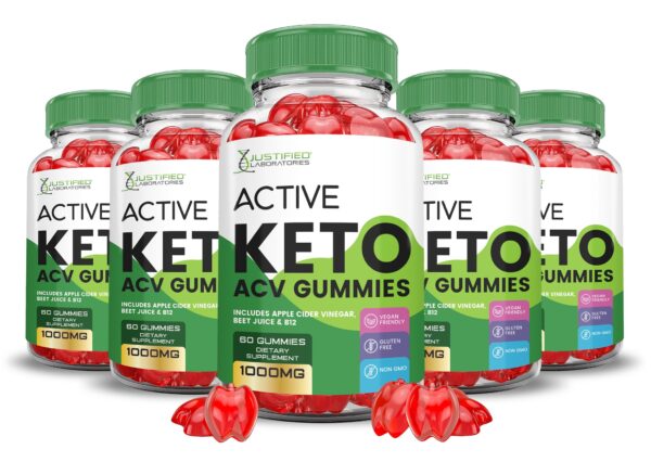 Gominolas Active Keto ACV con vinagre de manzana y B12