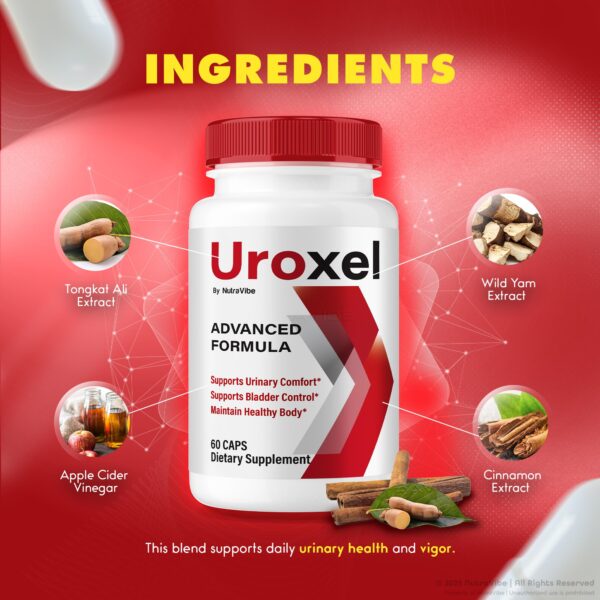 Detalle de la etiqueta de Uroxel Capsulas