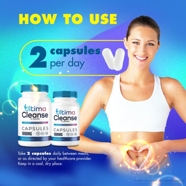 Etiqueta del producto Ultima Cleanse