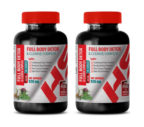 Detox y limpieza hepática Healthy Supplements LLC 200 cápsulas