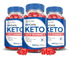 Slim Candy Keto ACV Gummies paquete de 3 frascos