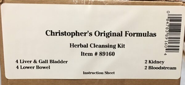 Kit Cleanse Herbal vista lateral productos naturales