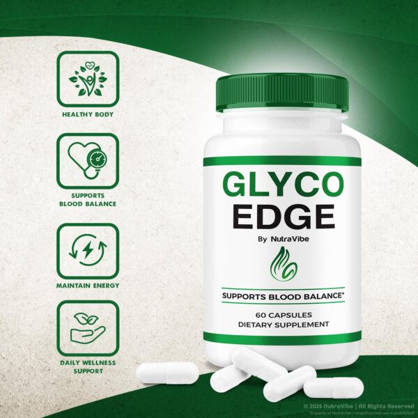 Etiqueta con ingredientes de Glyco Edge